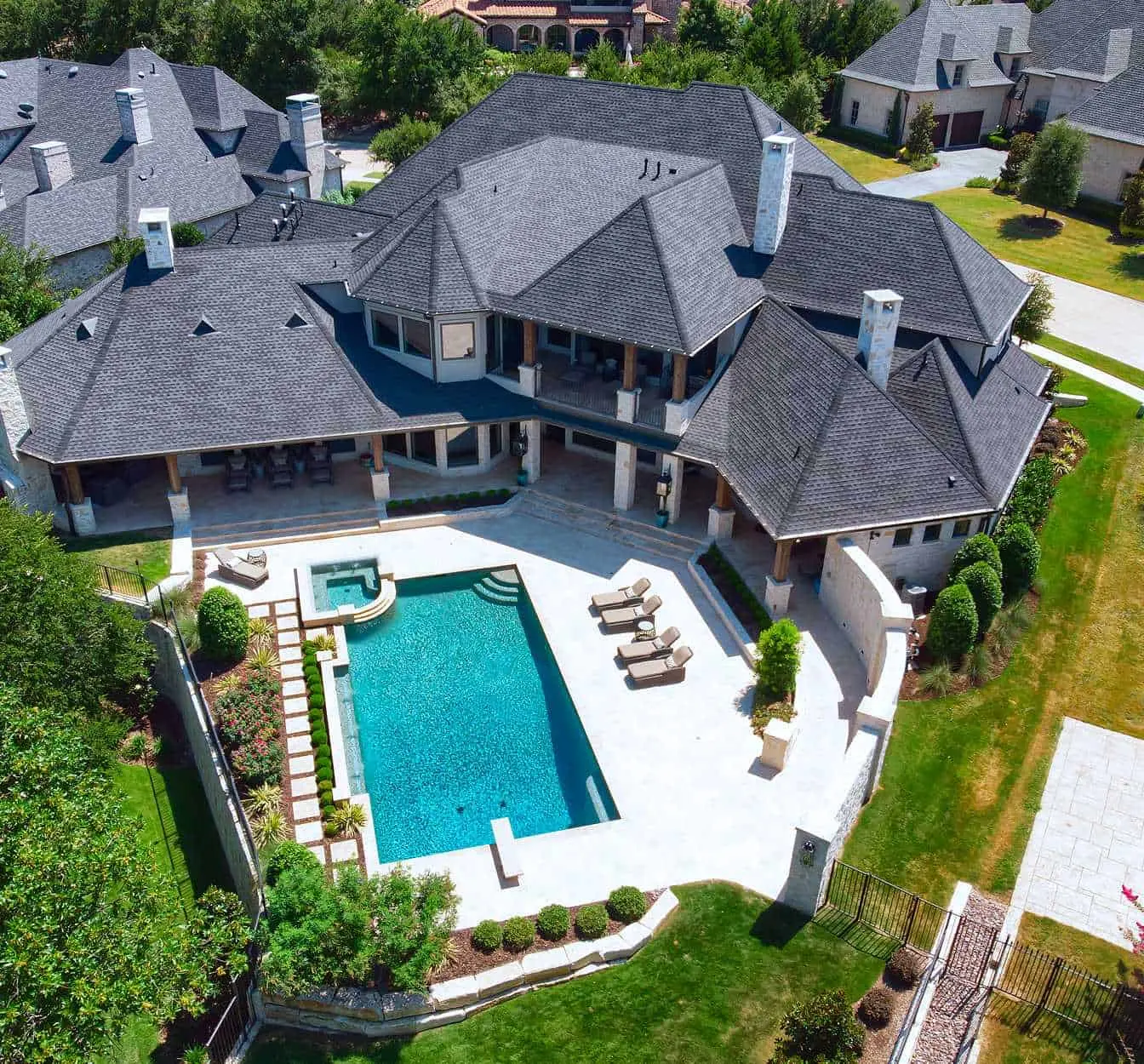 Drone shoot and pool